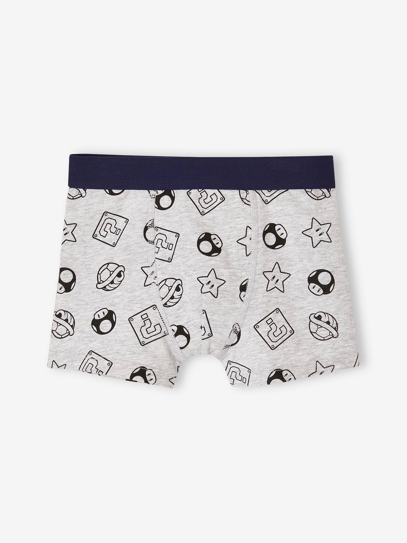 Super Mario Characters 3 Pack Boys Boxer Briefs