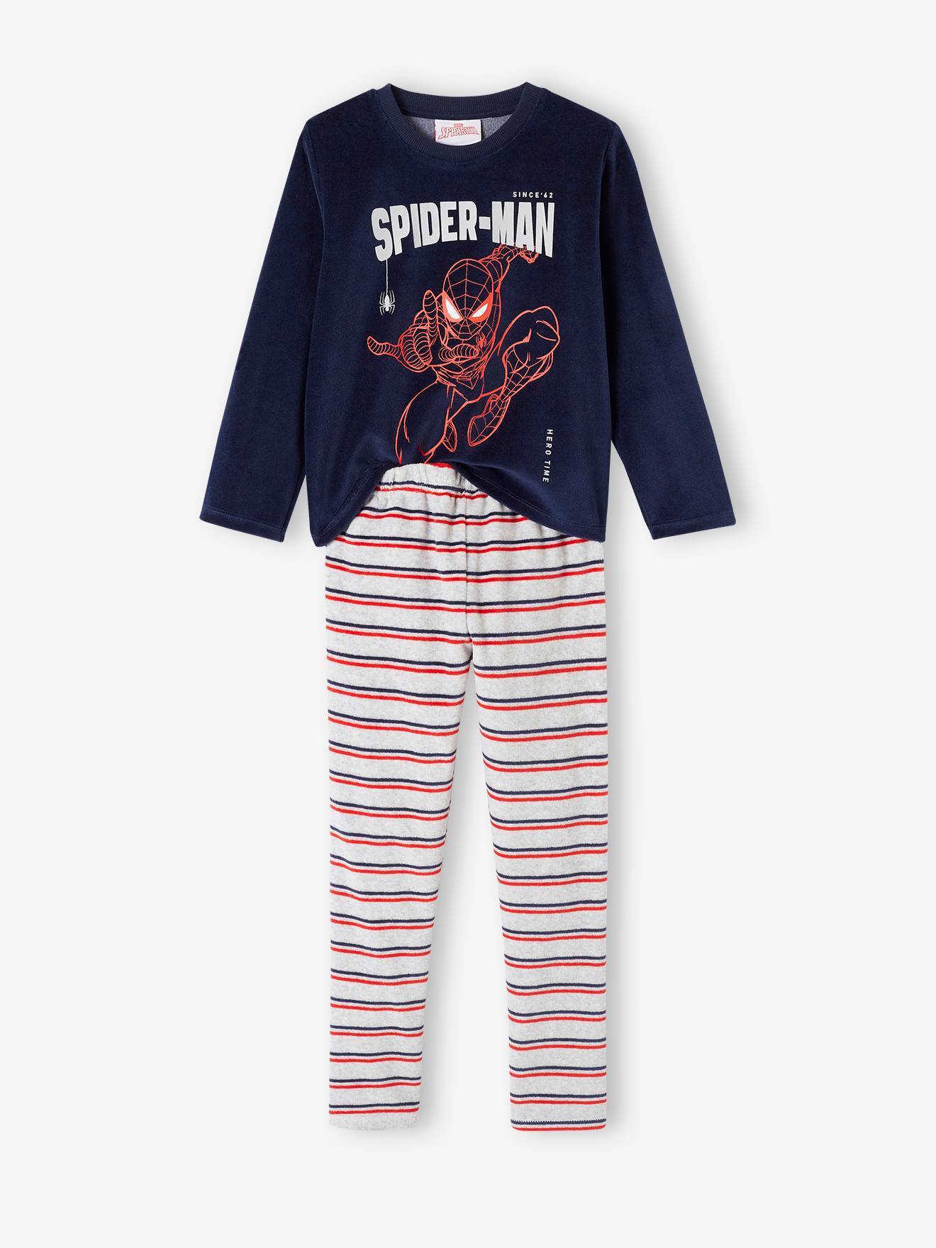 Marvel(r) Spider-Man Pyjamas in Velour for Boys navy blue