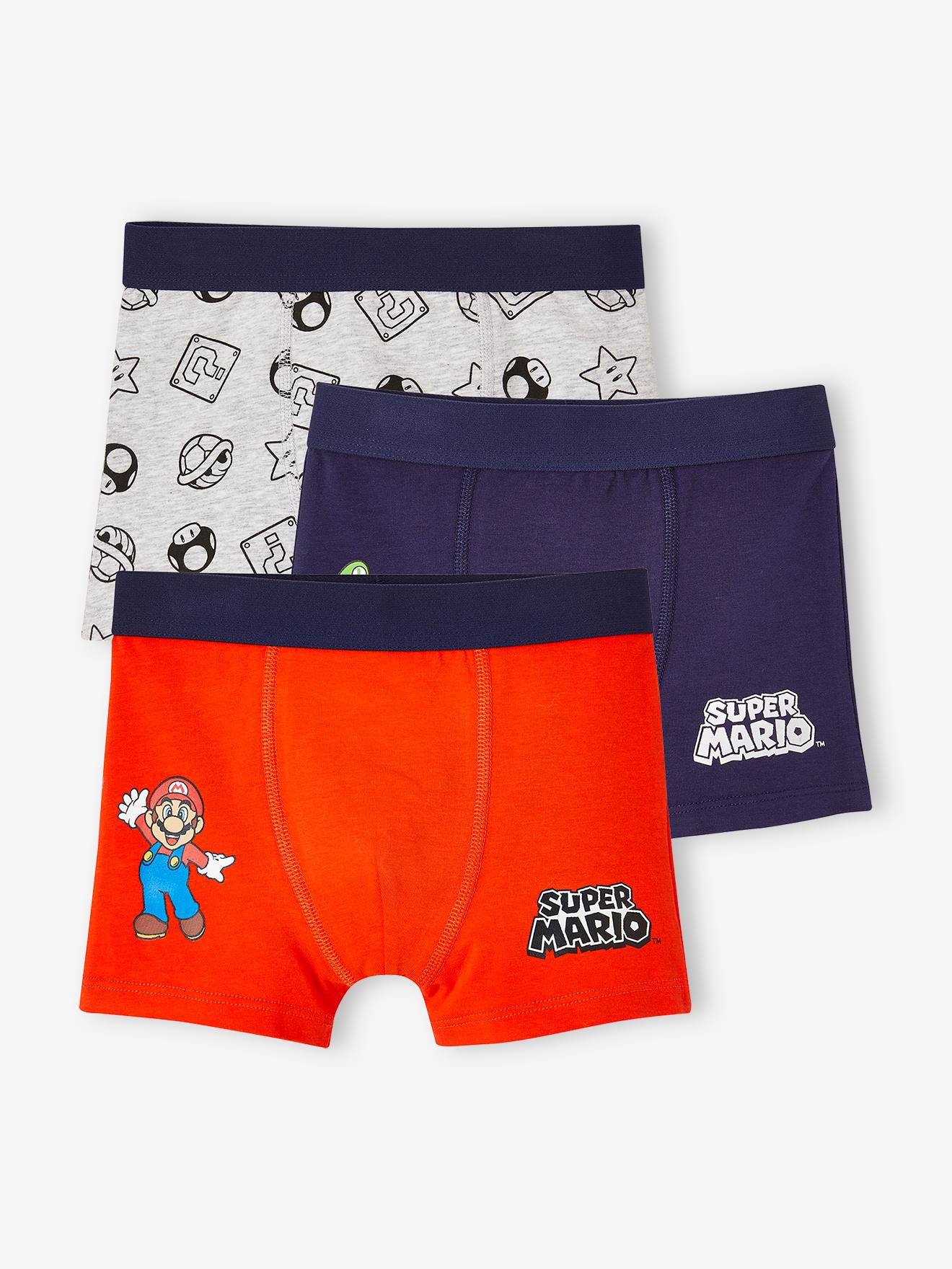 Pack of 3 Super Mario(r) Boxers tomato red