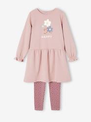 Girls-Sets-Fleece Dress & Leggings Combo, for Girls