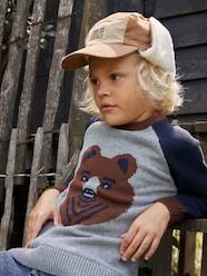 Boys-Accessories-Velour Chapka Hat with Sherpa Lining for Boys