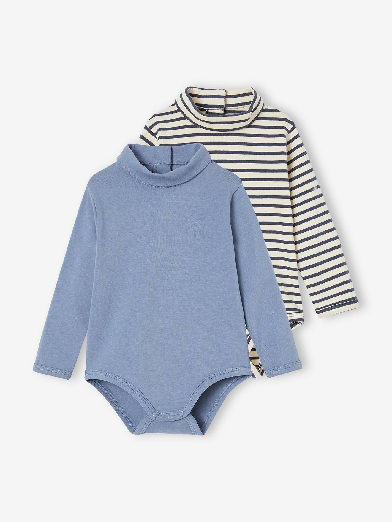 Baby roll fashion neck bodysuit