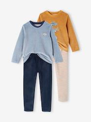 Pack of 2 Velour Pyjamas with Lorry for Boys