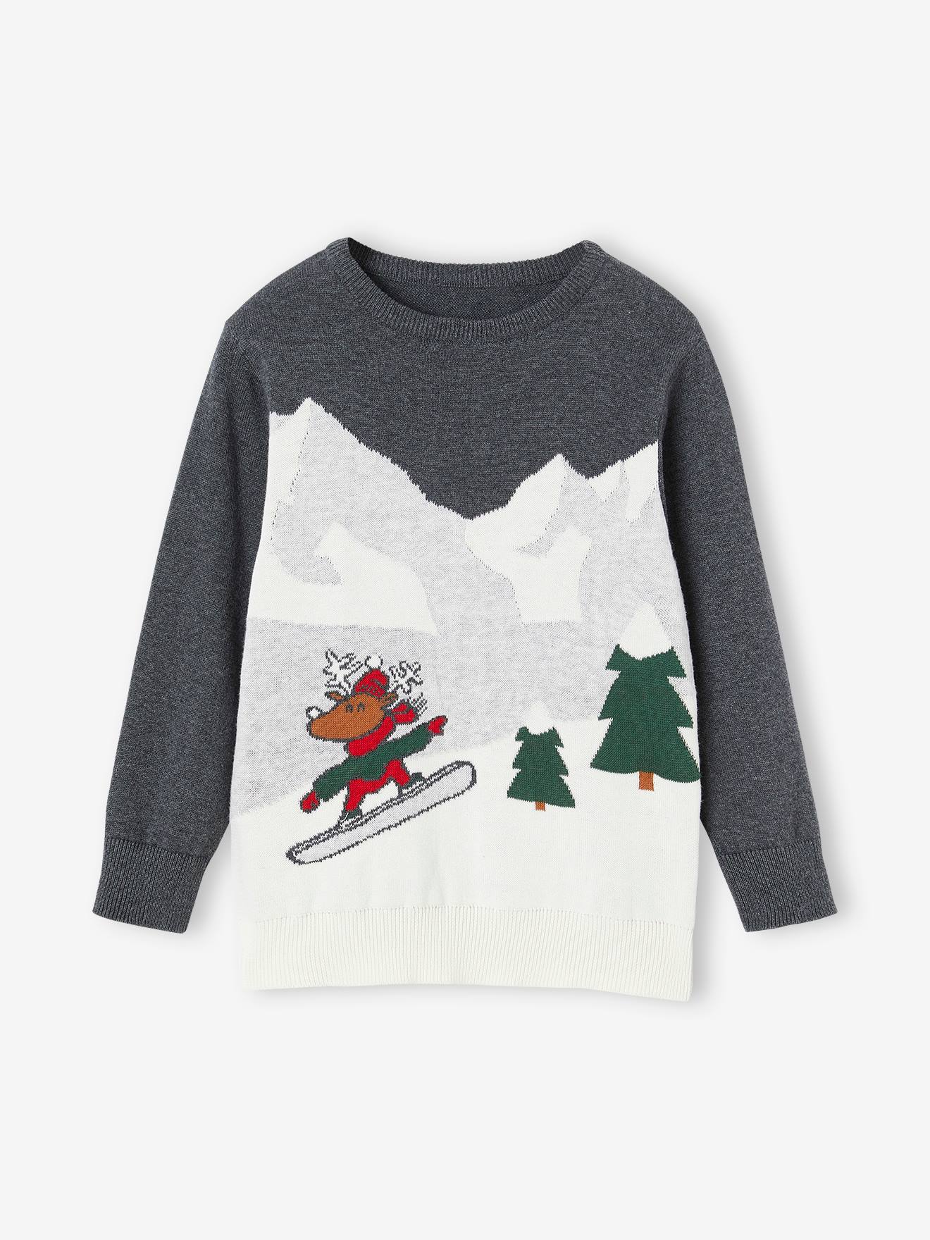 Christmas Special Jumper with Fun Landscape Motif