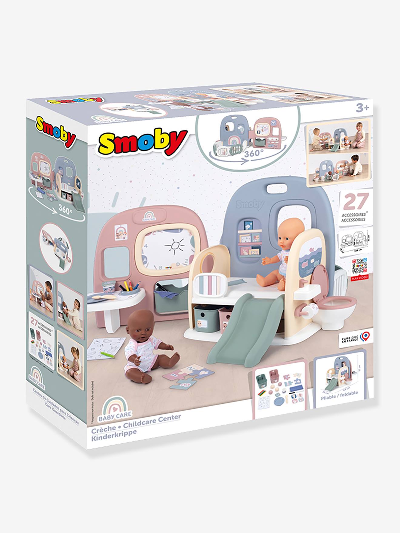 Baby Care - Childcare Centre - SMOBY - multicoloured, Toys