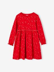 Girls-Occasion Wear Dress with Iridescent Stars Motifs for Girls