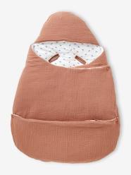 Baby-Outerwear-Baby Nests-Transformable Baby Nest in Cotton Gauze