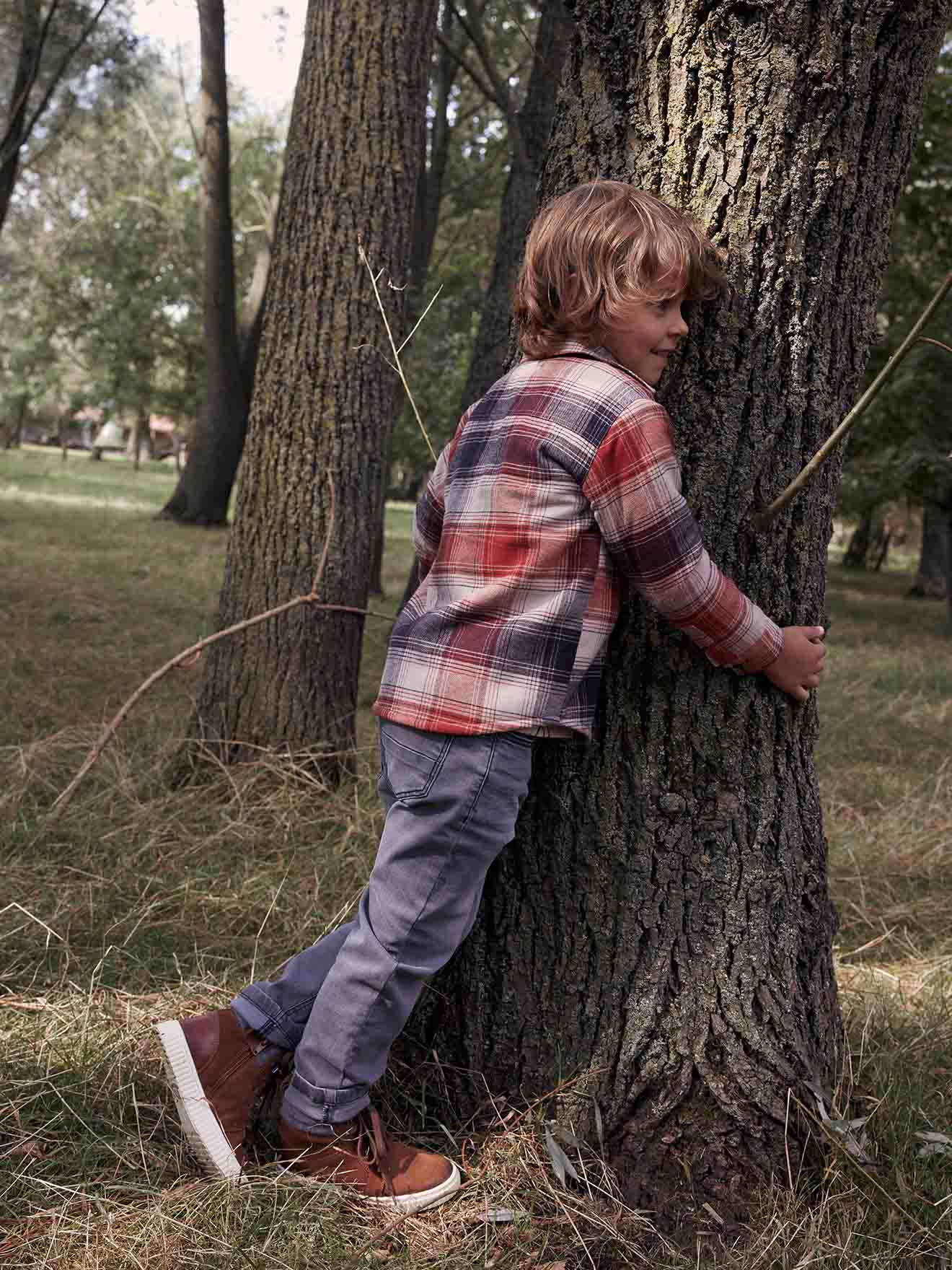 boys sherpa lined flannel
