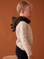 Boys-Cardigans, Jumpers & Sweatshirts-Jumpers-Soft Knit Marl Jumper with Round Neckline for Boys