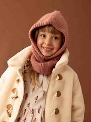 Girls-Rib Knit Hood for Girls