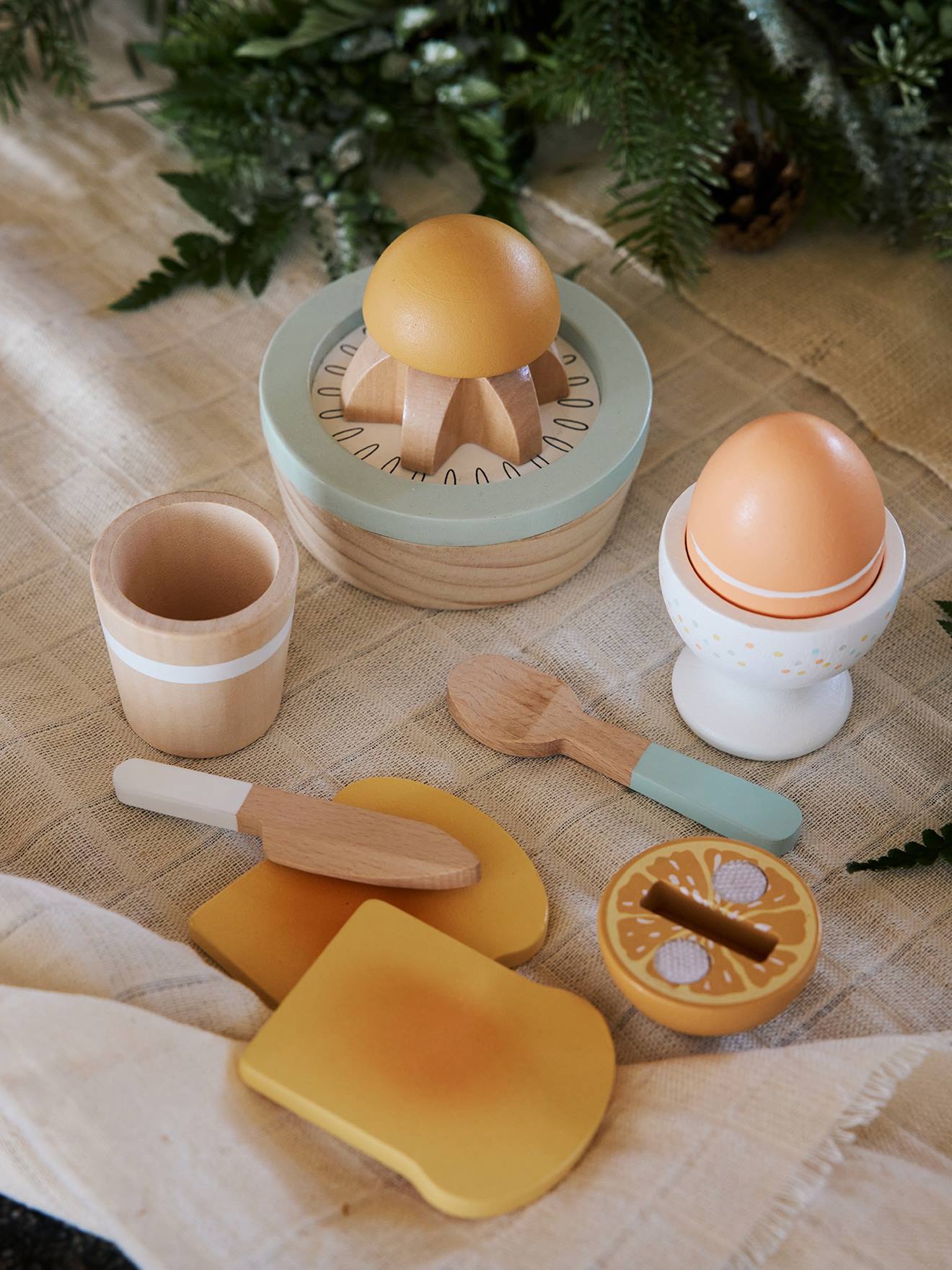 Breakfast Set in Certified Wood wood