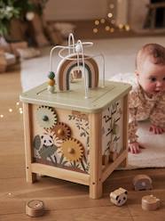 Toys-Baby & Pre-School Toys-Early Learning & Sensory Toys-Big Wooden Activity Cube - FSC® Certified