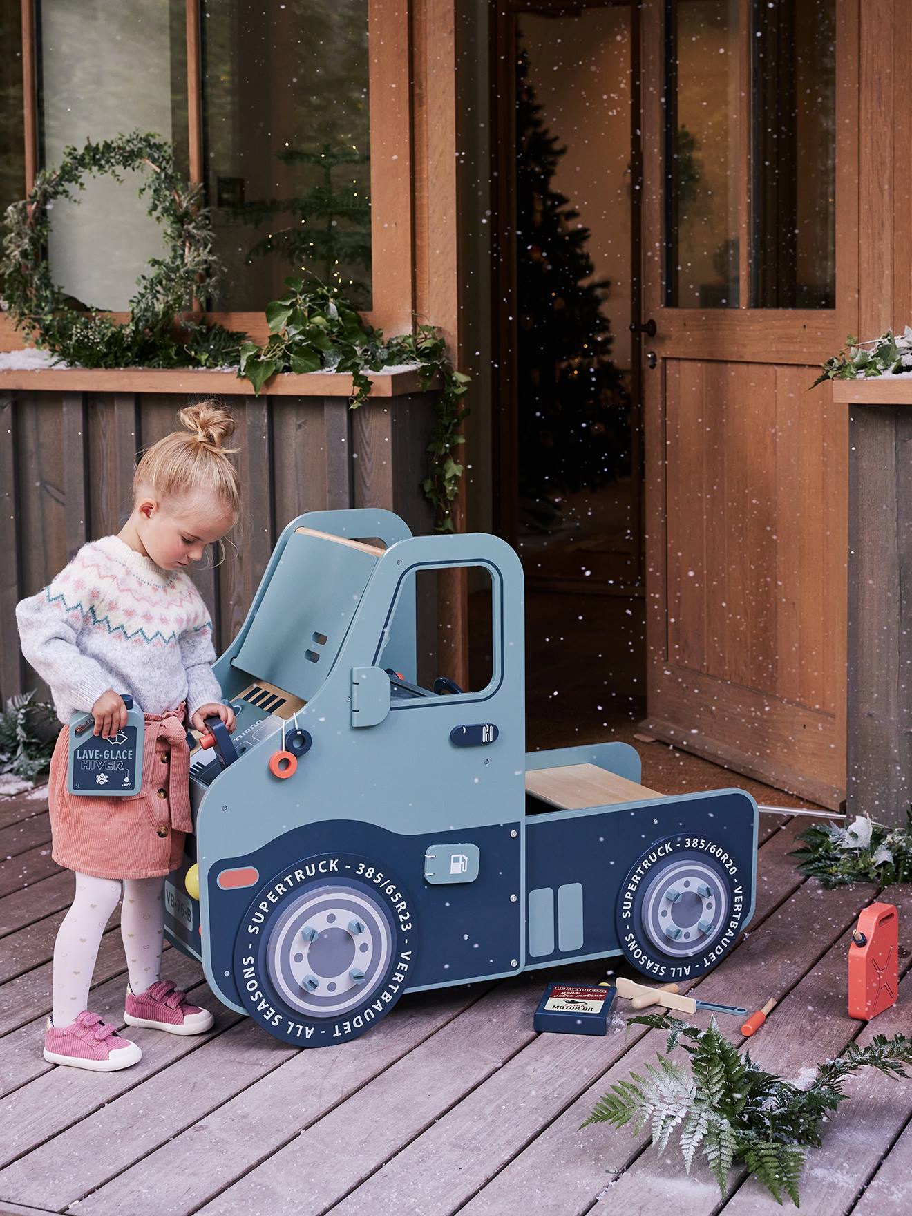 My Repair Car in FSC Wood beige Toys Vertbaudet