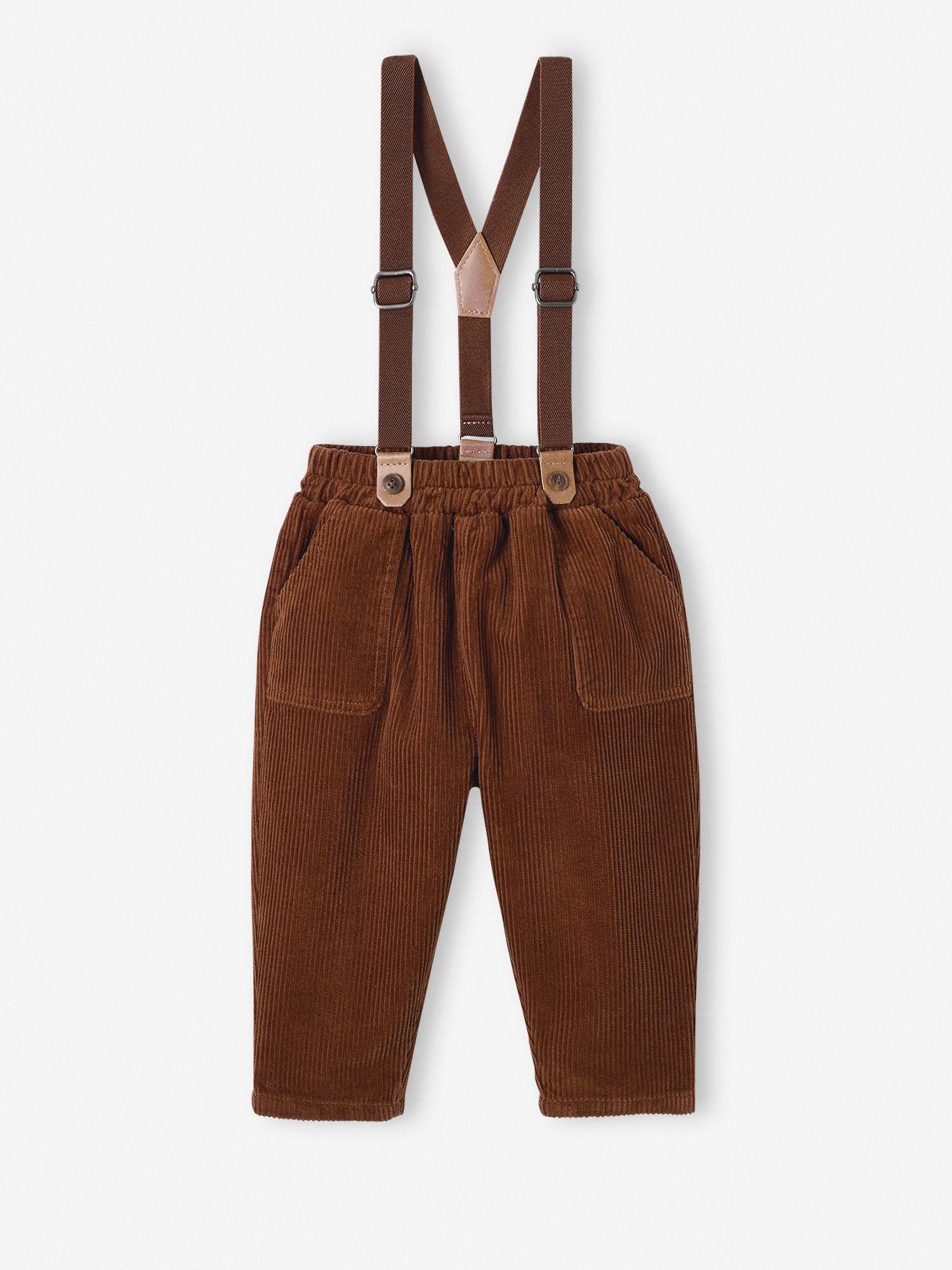 Pants with 2024 suspenders baby