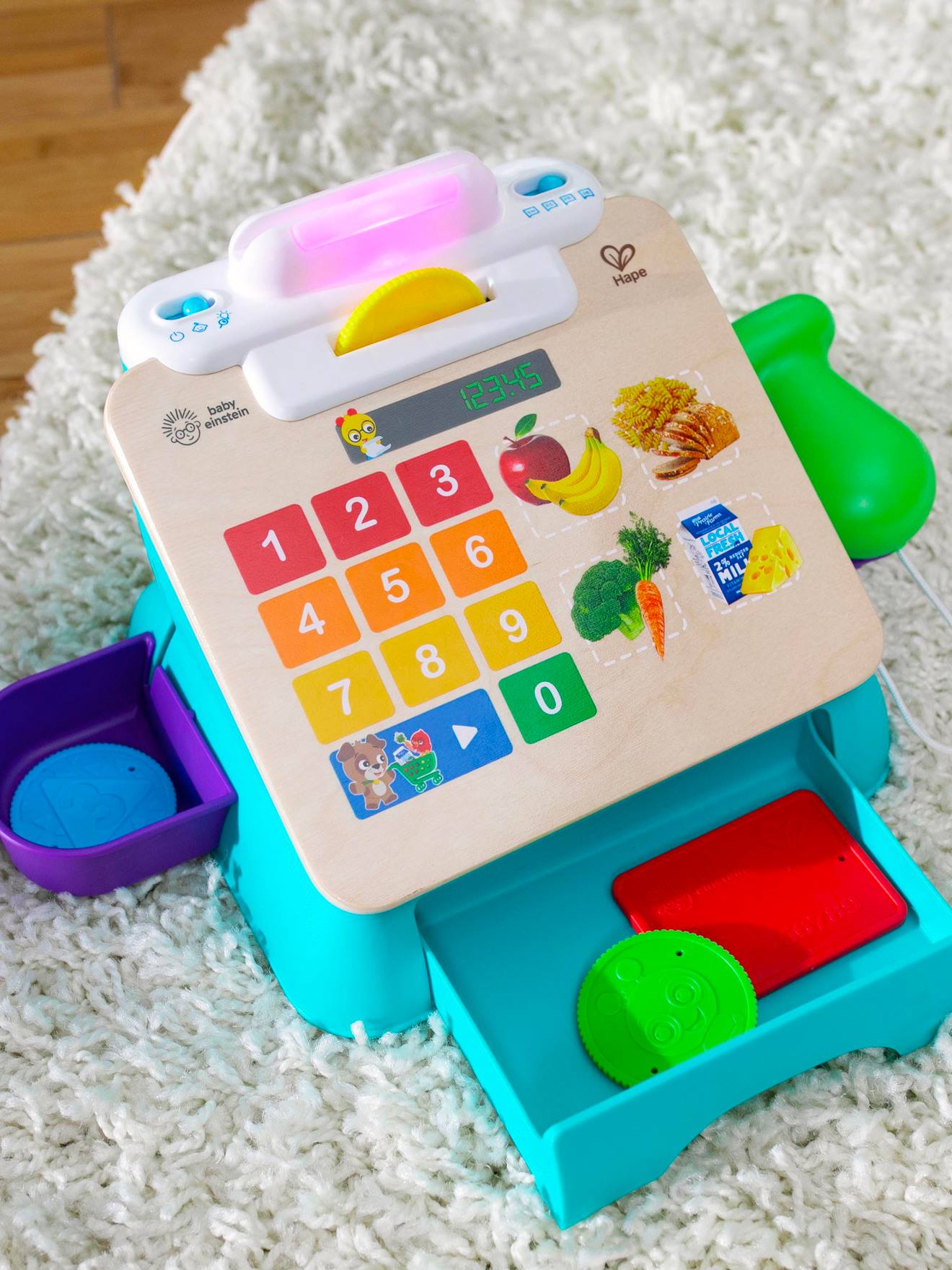 Magic Touch Cash Register HAPE multicoloured, Toys Vertbaudet
