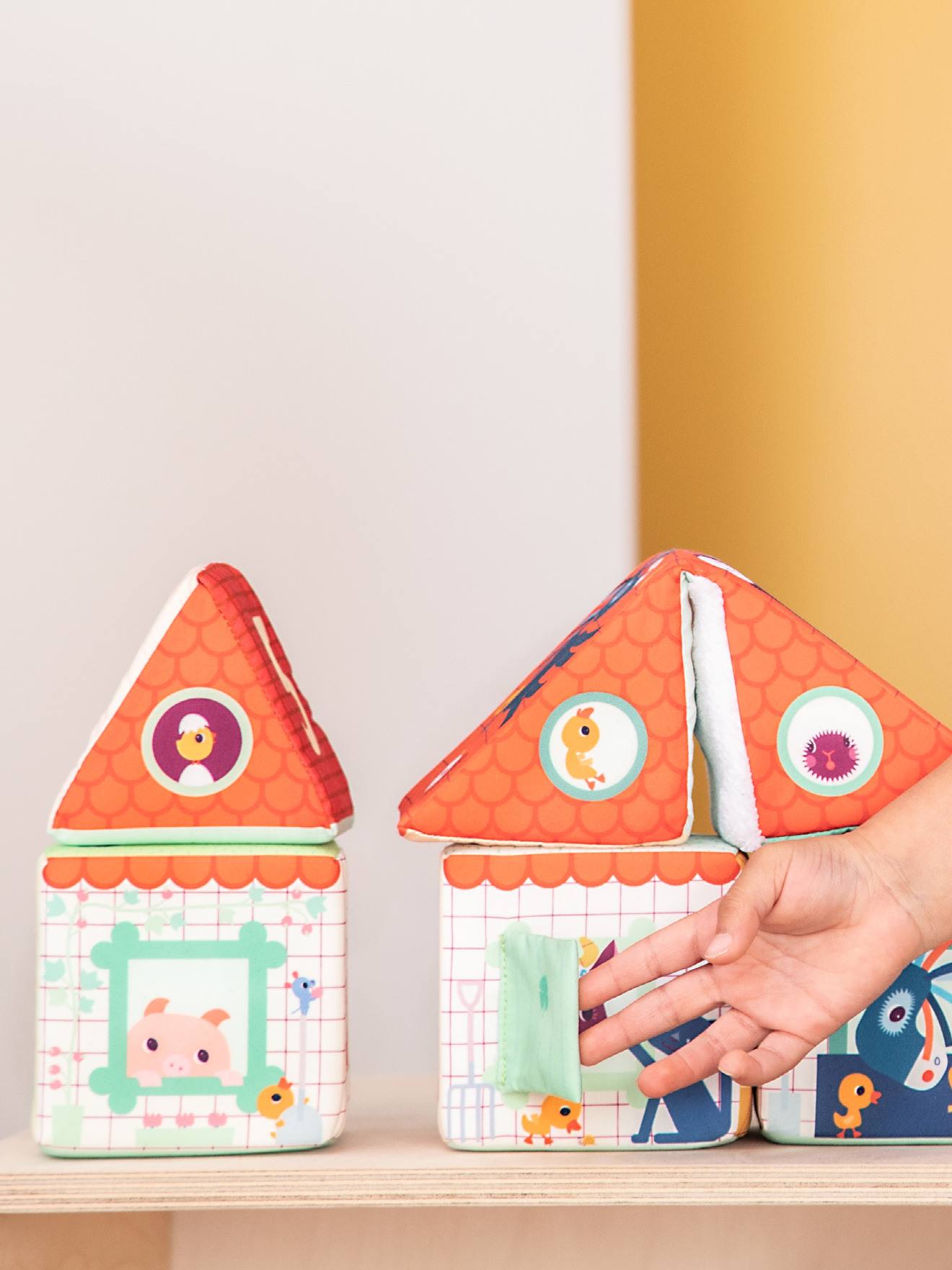 The Farm - Stacking Cubes - LILLIPUTIENS multicoloured