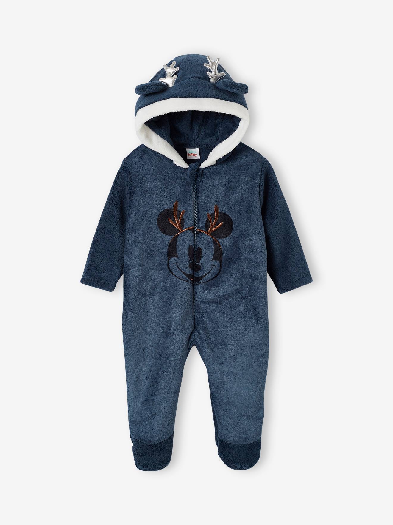 Christmas Special Disney Mickey Mouse Onesie for Baby Boys navy