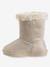 Girls' Boots with Fur BEIGE LIGHT METALISED+BLACK DARK SOLID+BROWN MEDIUM ALL OVER PRINTED+PINK LIGHT ALL OVER PRINTED 