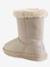 Girls' Boots with Fur BEIGE LIGHT METALISED+BLACK DARK SOLID+BROWN MEDIUM ALL OVER PRINTED+PINK LIGHT ALL OVER PRINTED 