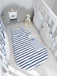 Furniture & Bedding-Baby Bedding-Adjustable Cot Bumper, Fun Sailor Theme