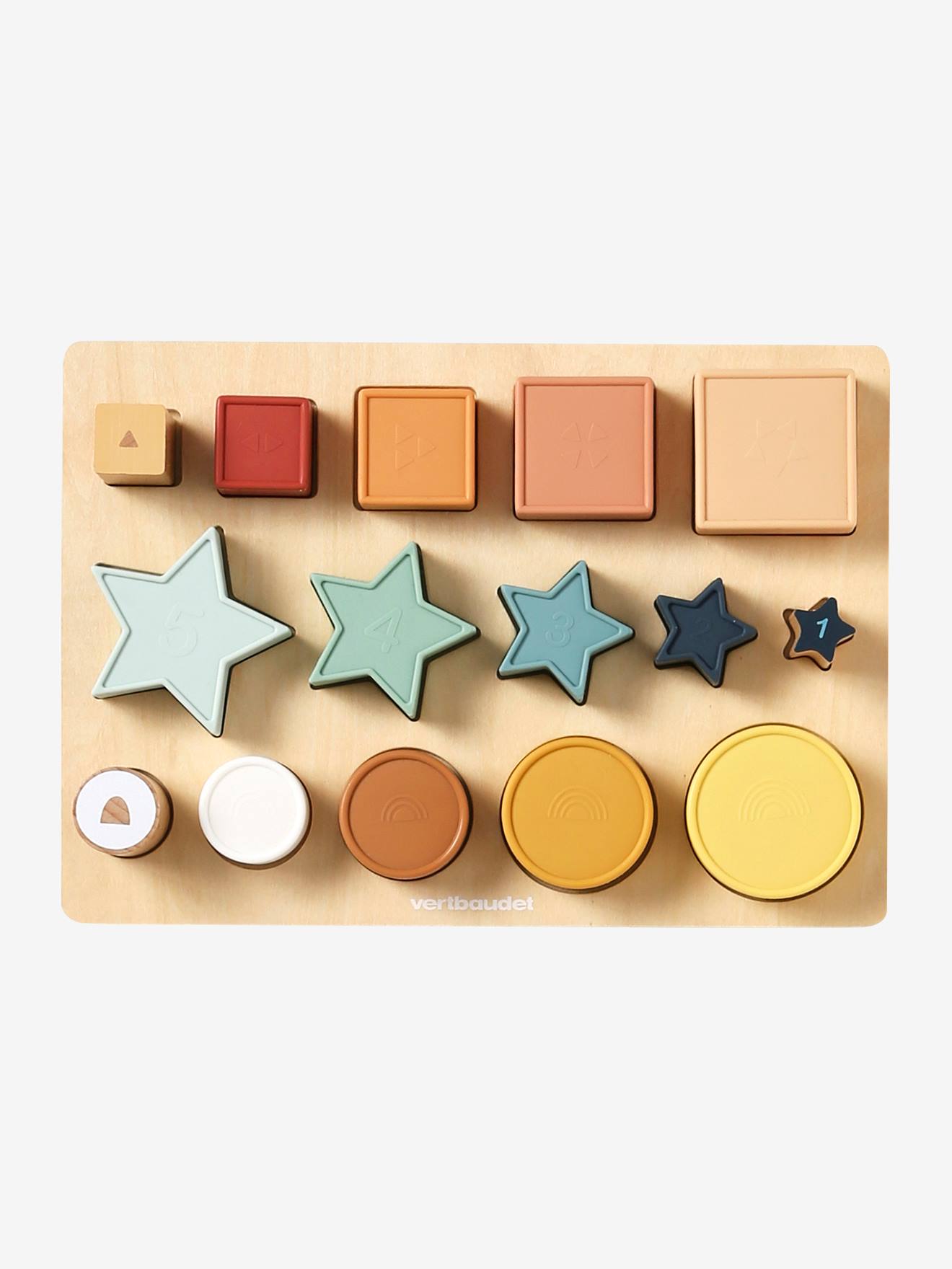 Shape Sorting Board in Wood FSC® & Silicone