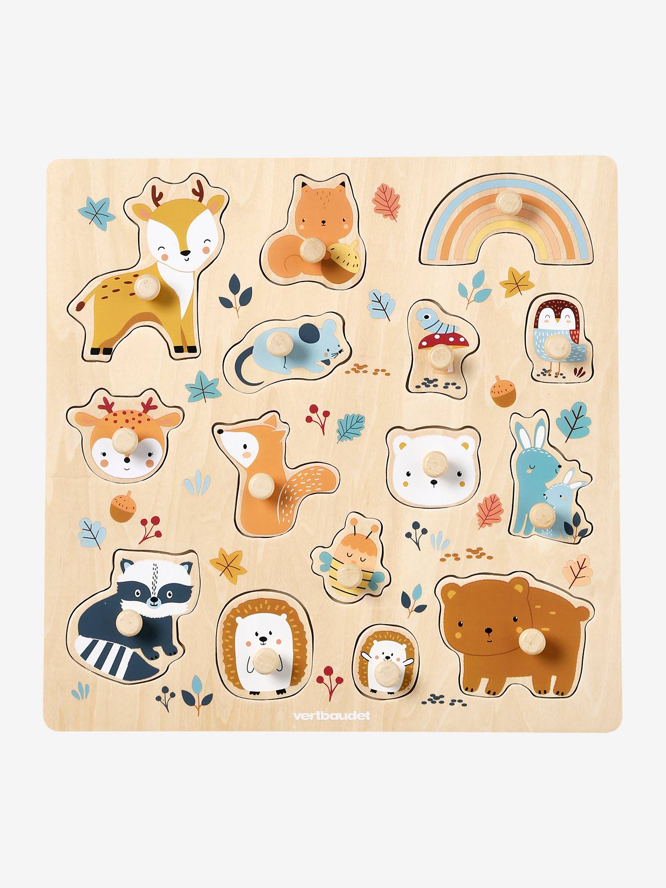 Forest Friends Peg Puzzle in FSC(r) Wood