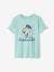 T-Shirt with Graphic Motifs for Boys dusky pink+night blue+sky blue+turquoise+WHITE LIGHT SOLID WITH DESIGN 