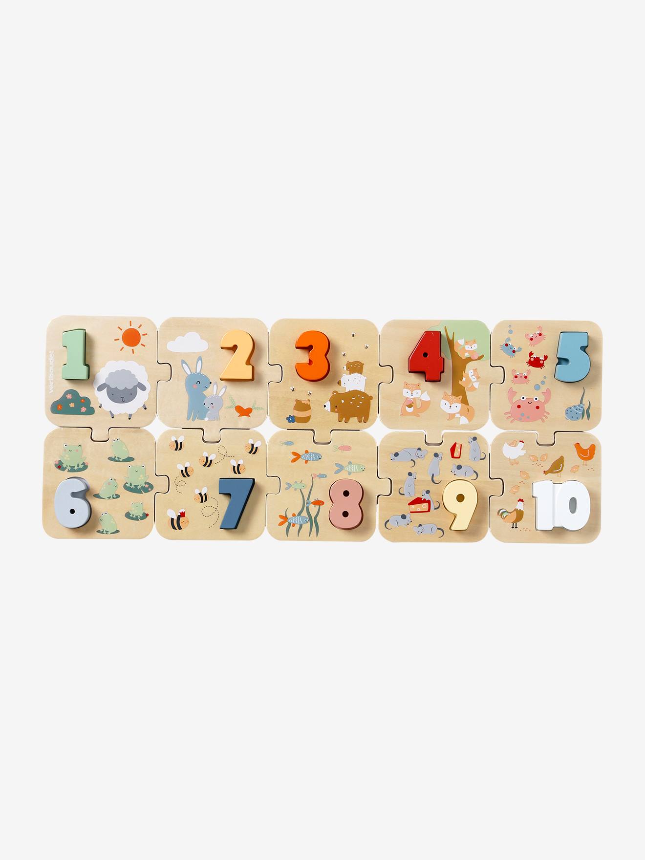 2-in-1 Numbers Puzzle in FSC® Wood