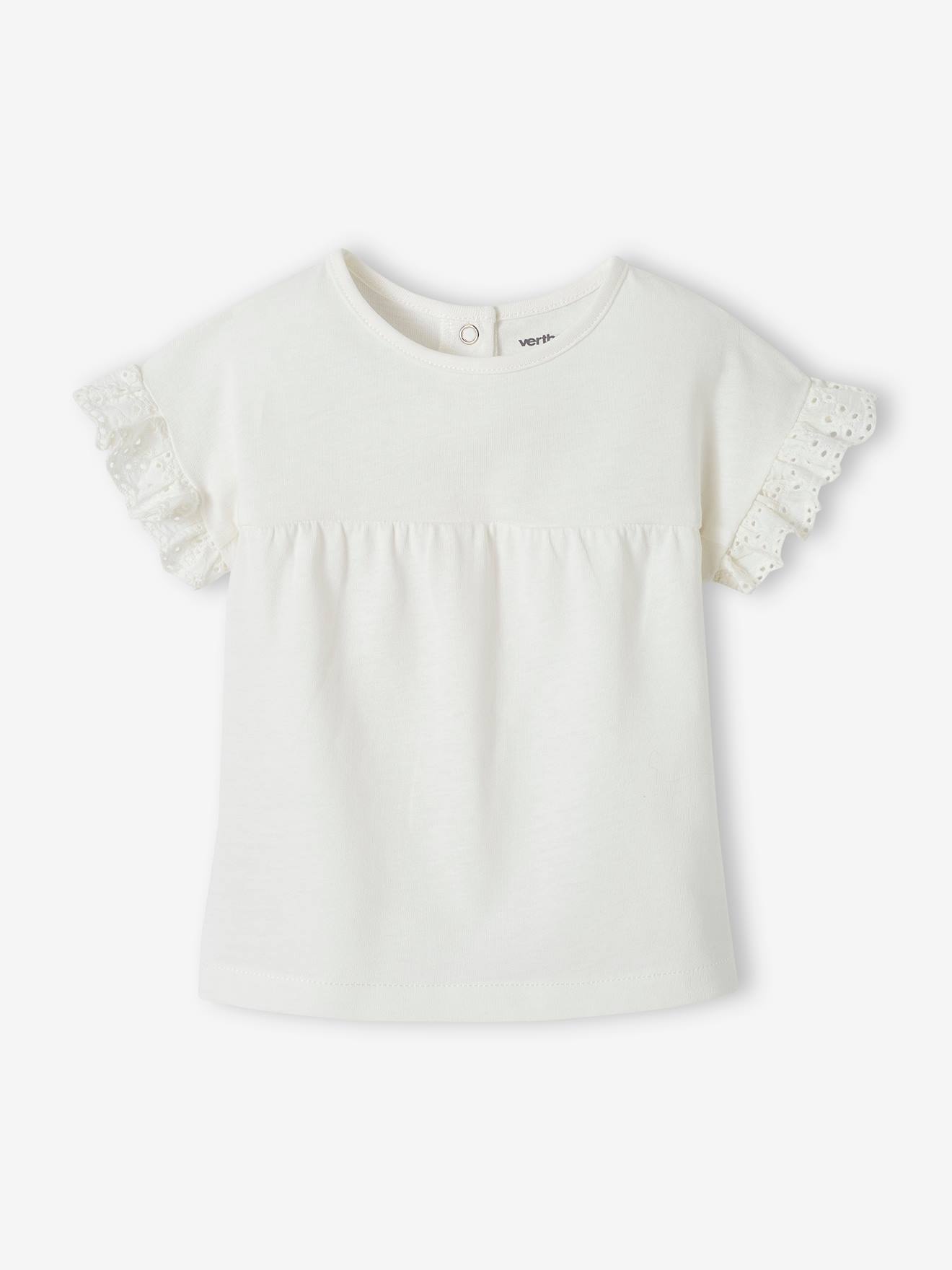 T-Shirt in Organic Cotton for Babies ecru