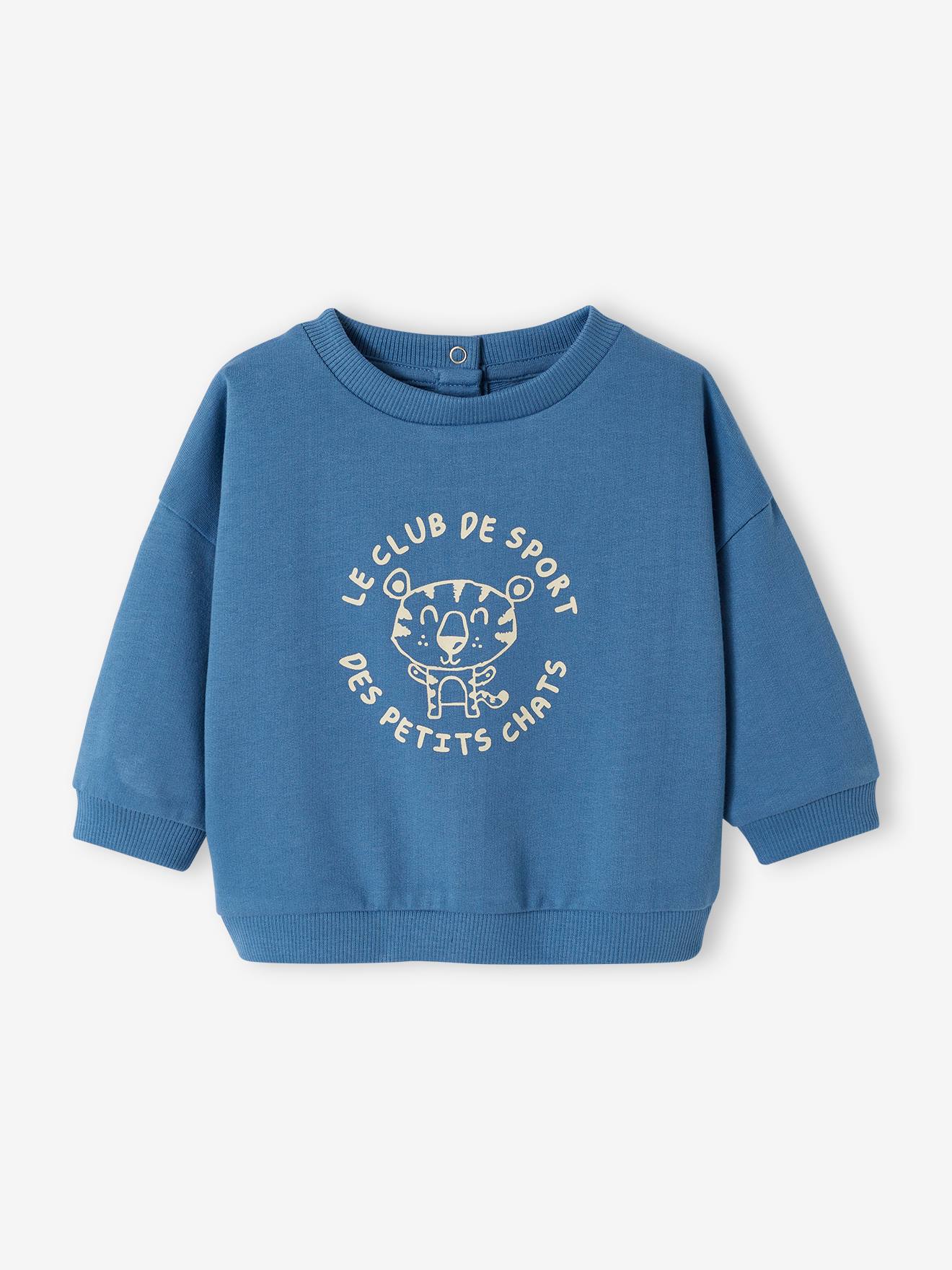 Basics Sweatshirt in Fleece for Babies blue