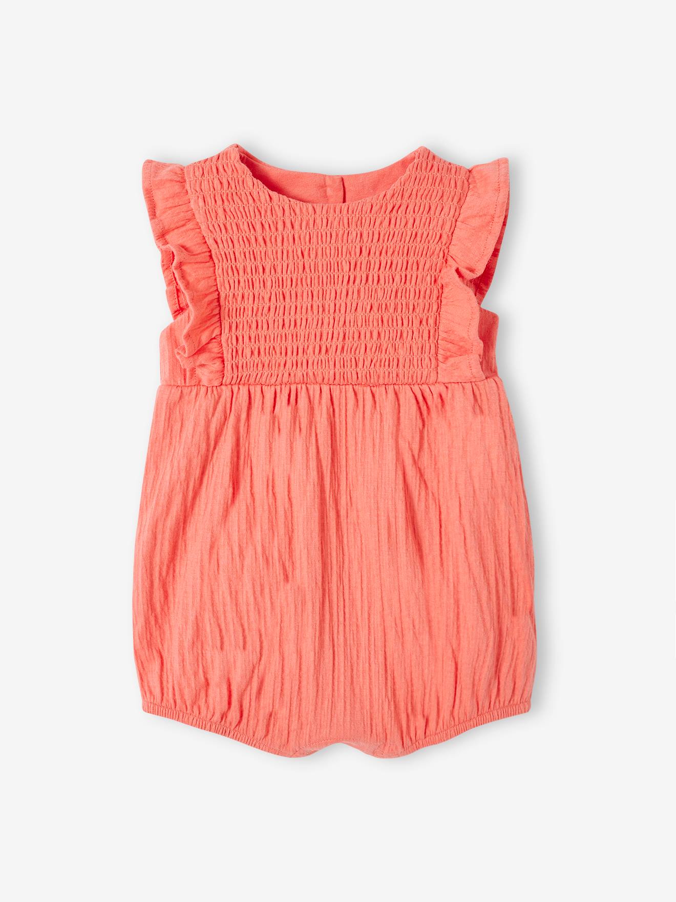 Sleeveless Jumpsuit for Babies rose