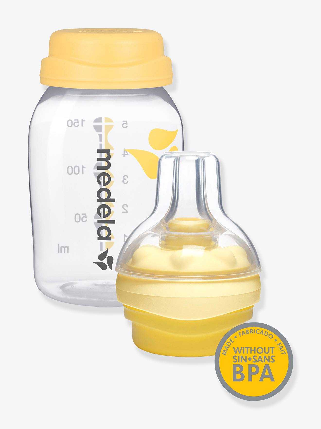 150 ml MEDELA Calma(r) Breast Milk Storage Bottle transparent