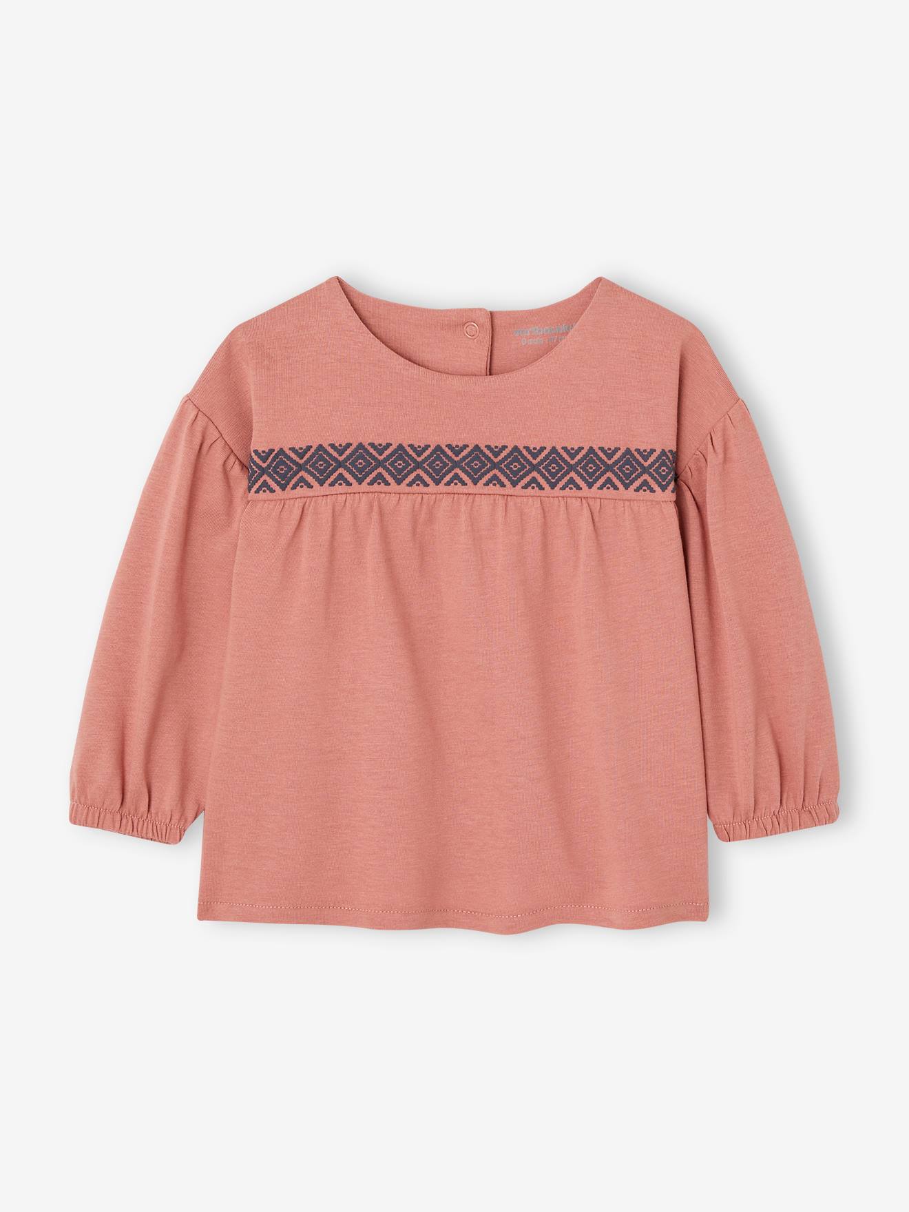 Jumper with Motif with Print in Relief