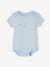 Set of 3 Progressive Bodysuits in Organic Cotton, for Babies sky blue 