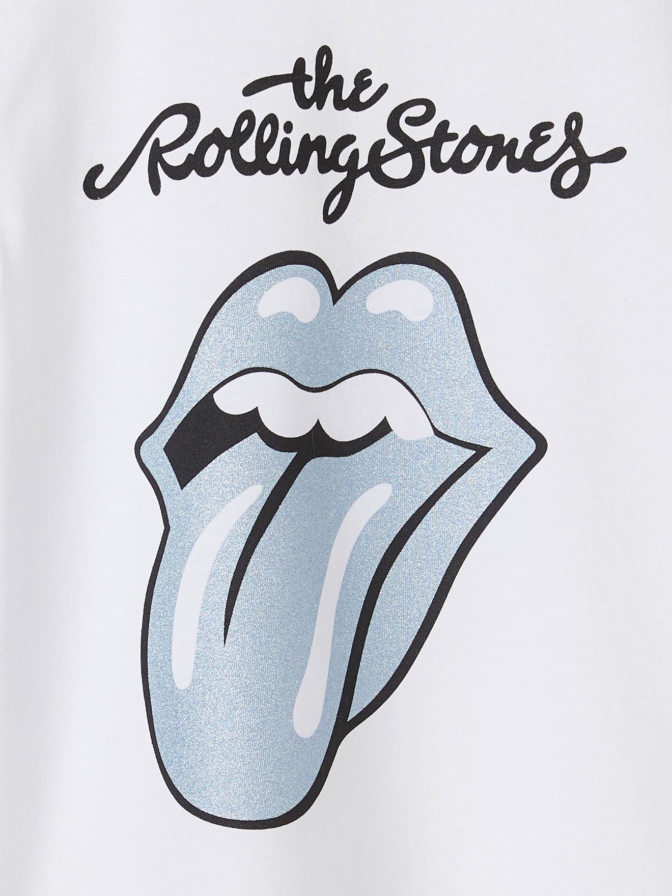 The Rolling Stones T Shirt for Girls white Girls Vertbaudet