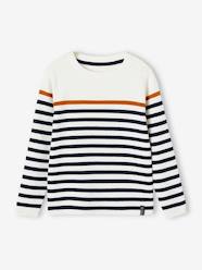 Sailor-Style Striped Jumper for Boys
