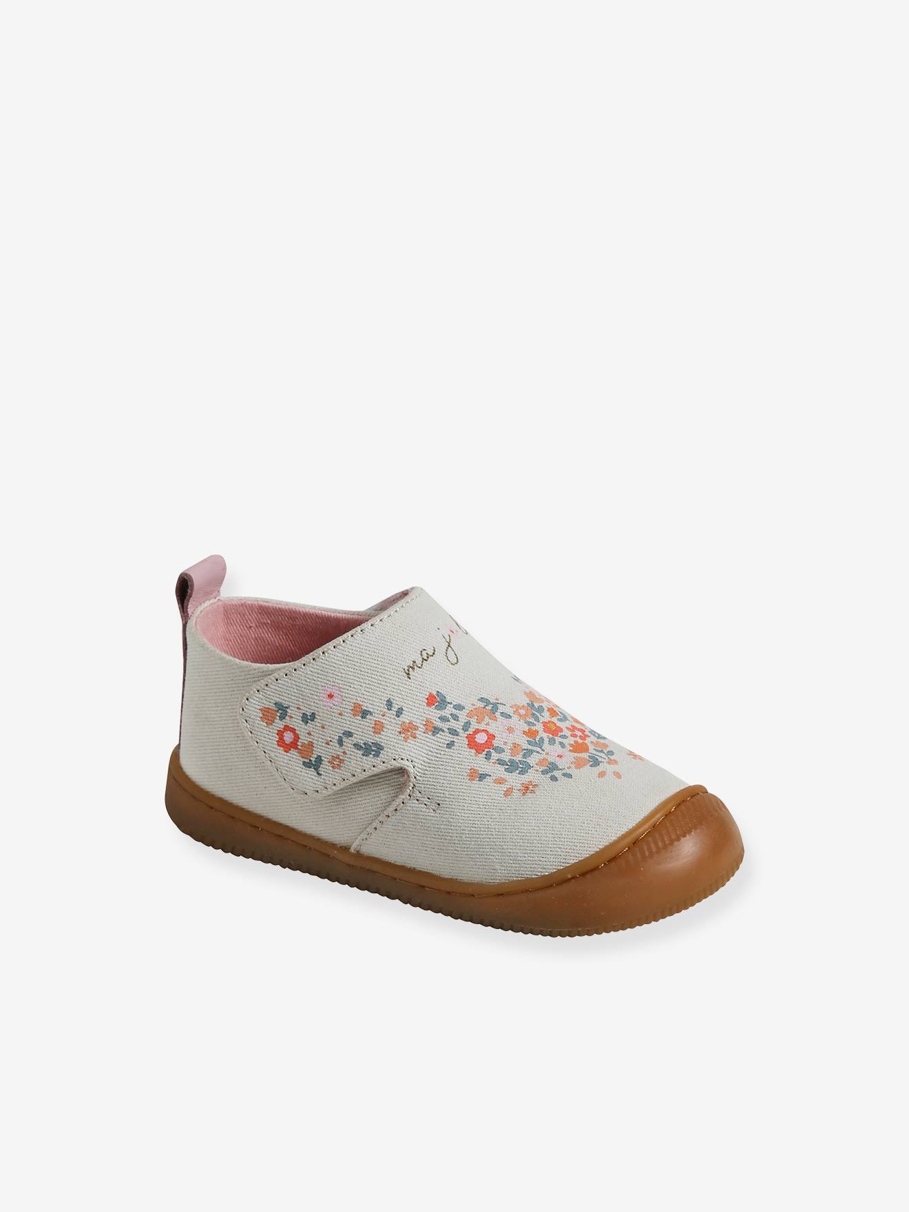 Fabric Indoor Shoes in Printed Fabric