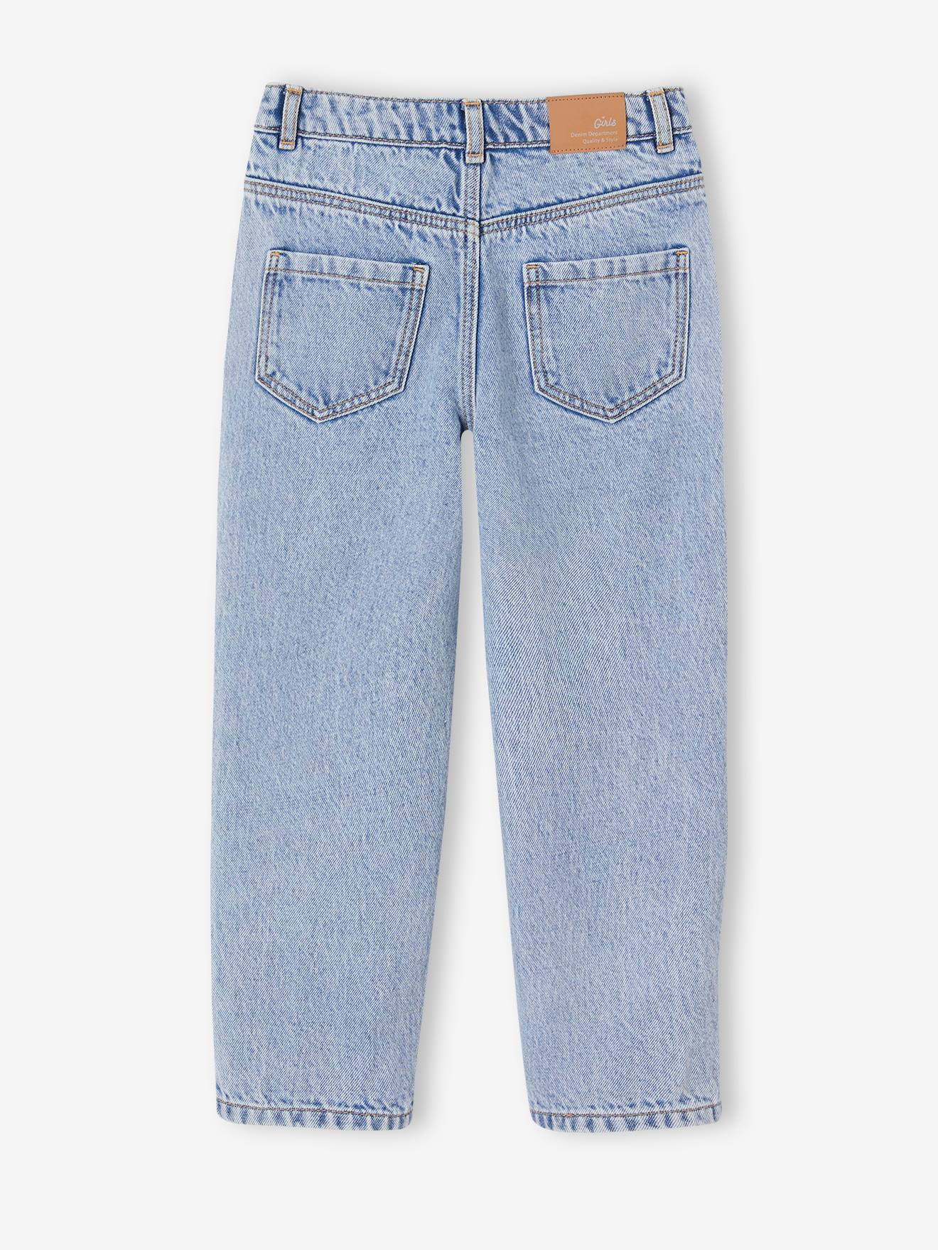 Treggings in Waterless Denim, for Girls - bleached denim, Girls