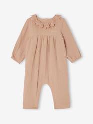 Baby-Jumpsuit for Baby, in Cotton Gauze