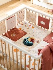 Cot/Playpen Bumper in Organic Cotton*, Happy Sky