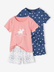 Girls-Nightwear-Pack of 2 Unicorns Pyjamas for Girls