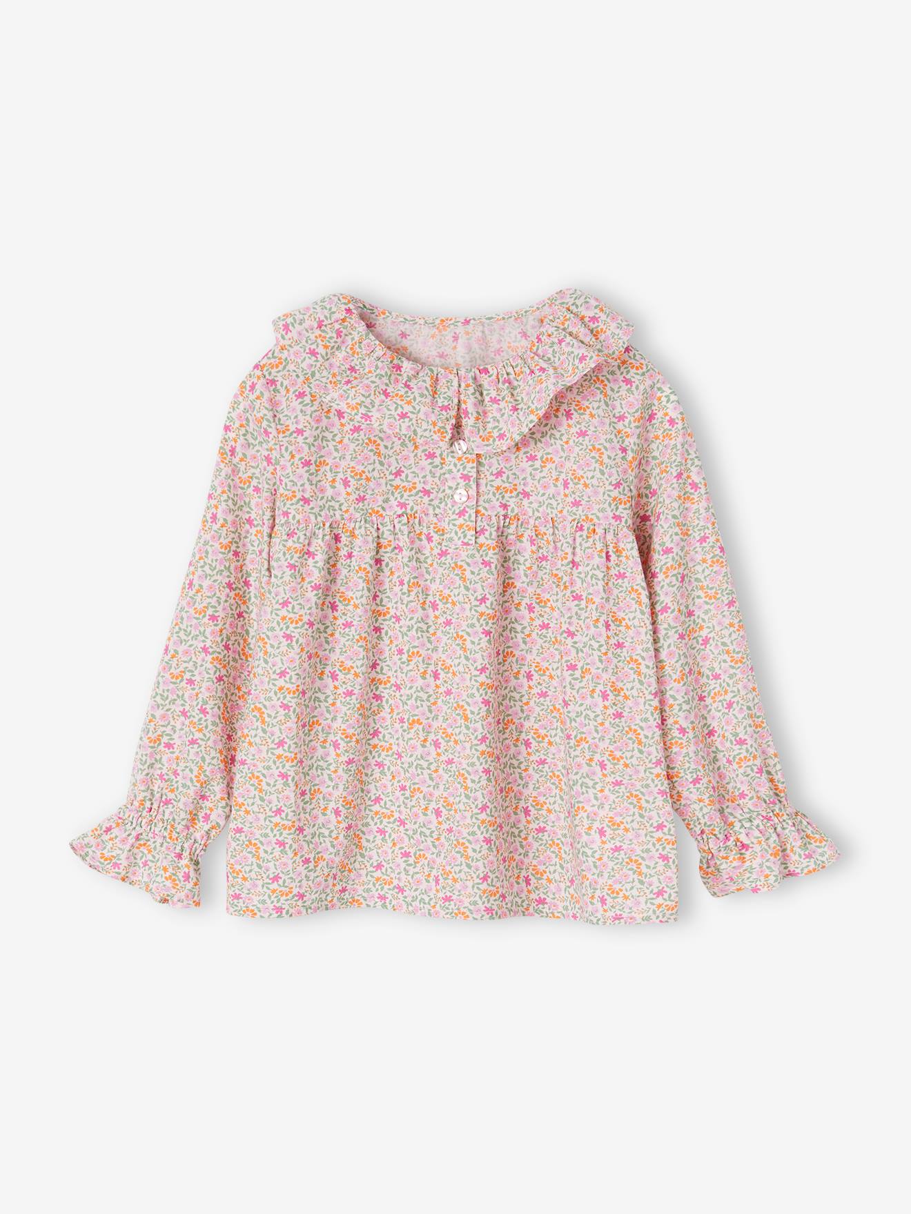 Blouse with Floral Print