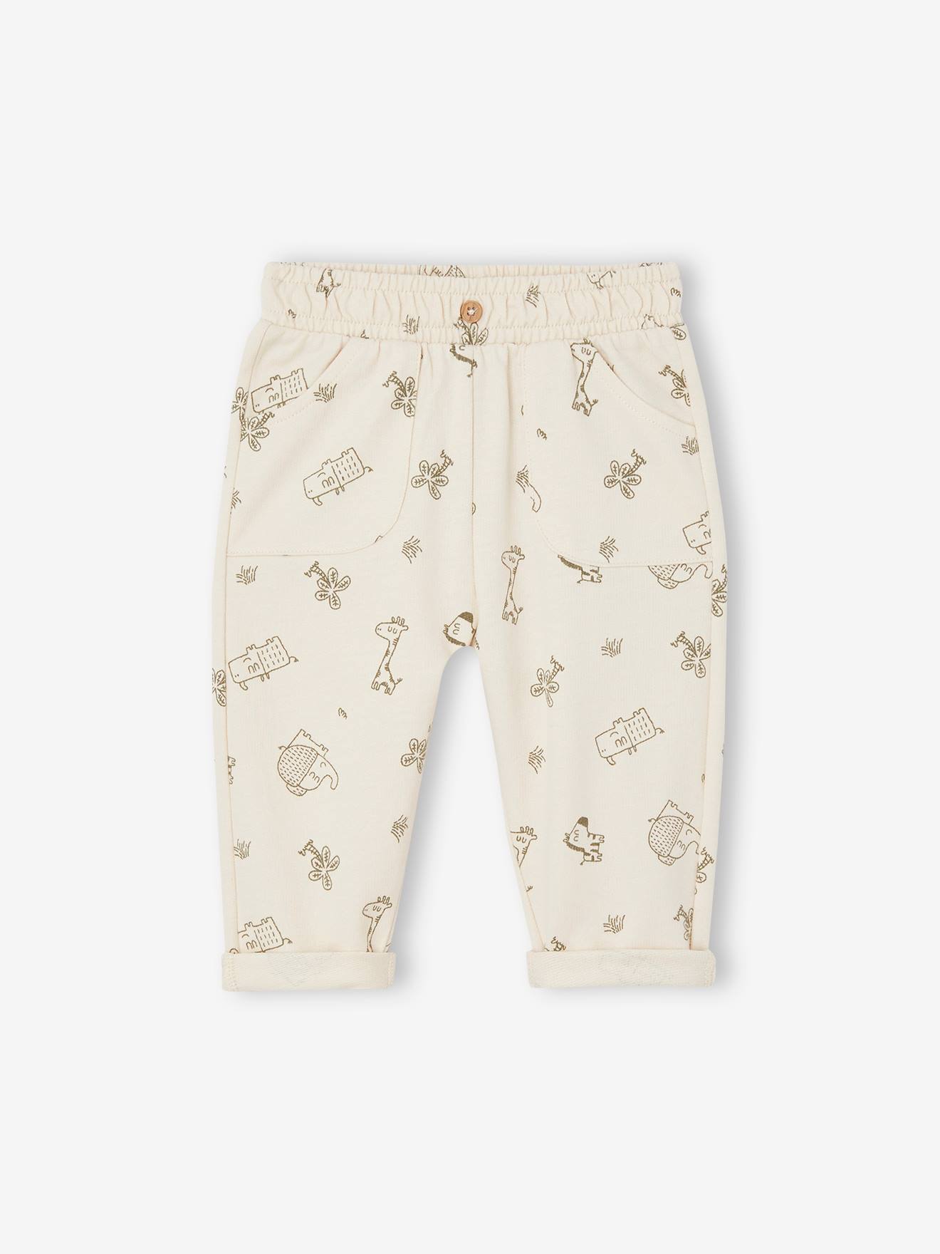 Printed Fleece Trousers