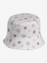 Baby-Accessories-Reversible Bucket Hat with Animals for Baby Boys