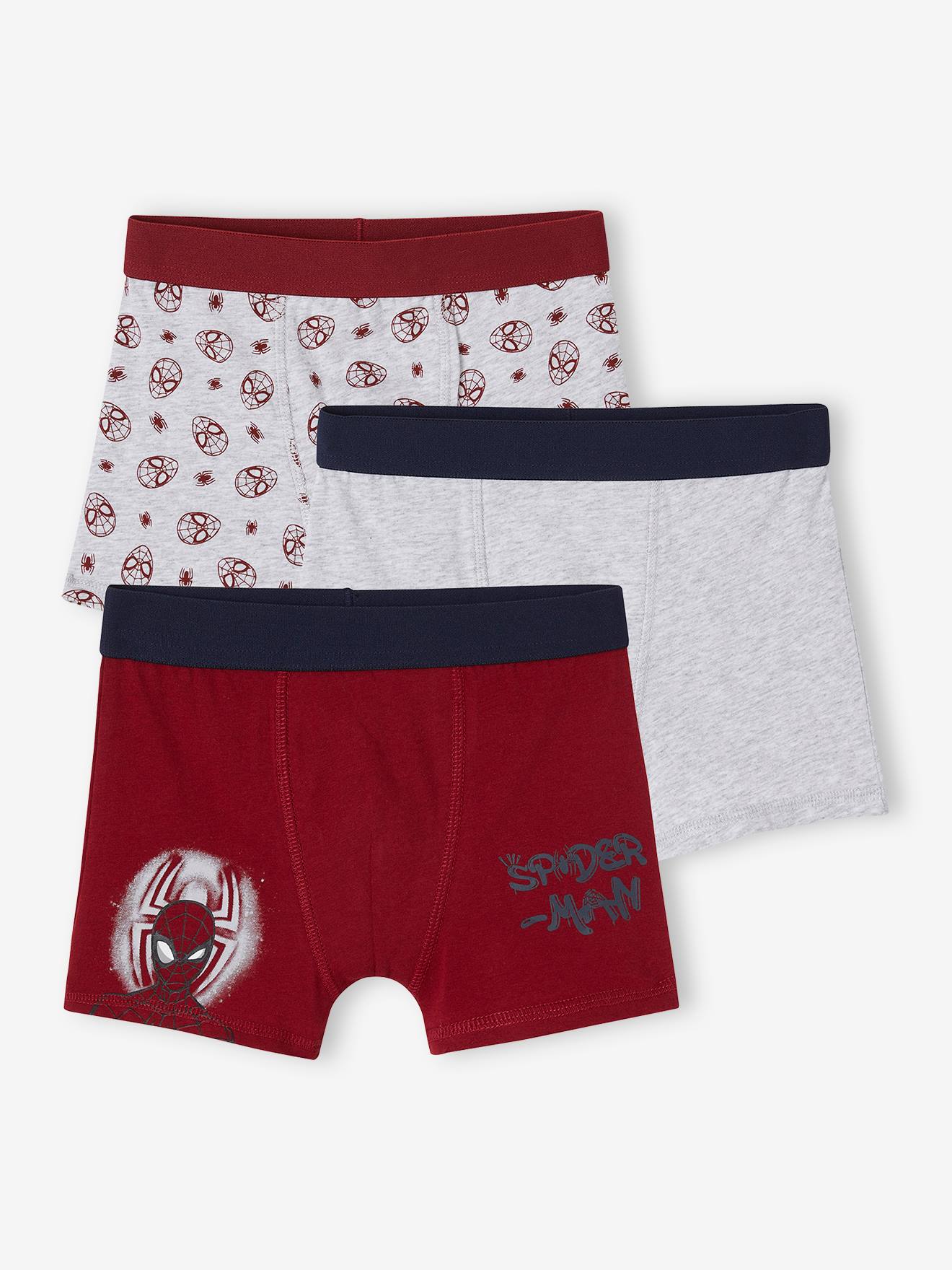 Pack of 3 Spider-Man by Marvel(r) Boxer Shorts red