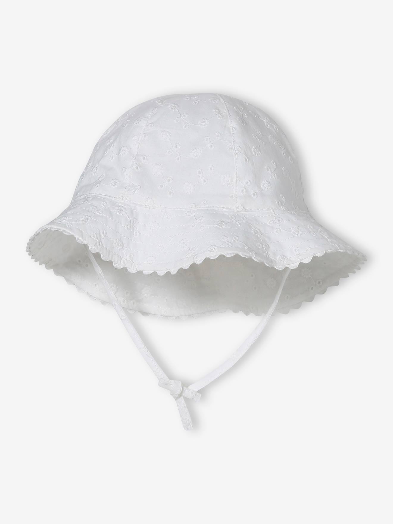 Hat in Broderie Anglaise