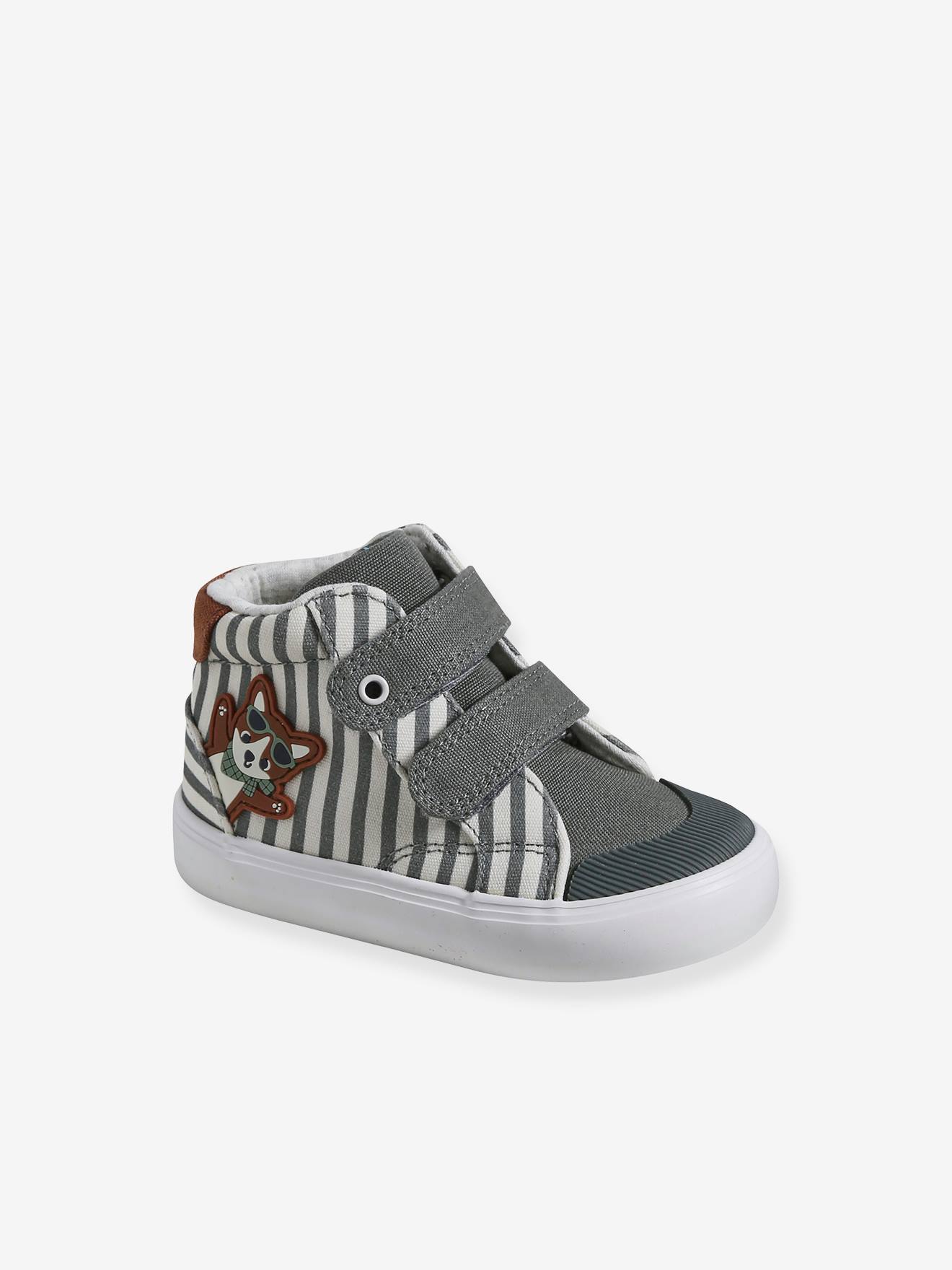 High-Top Trainers with Hook-&-Loop Fasteners