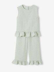 Girls-Sets-Blouse + 7/8-Length Trouser Combo for Girls