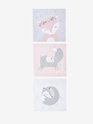 Storage & Decoration-Decoration-Pack of 3 Arctic Wolf Canvasses