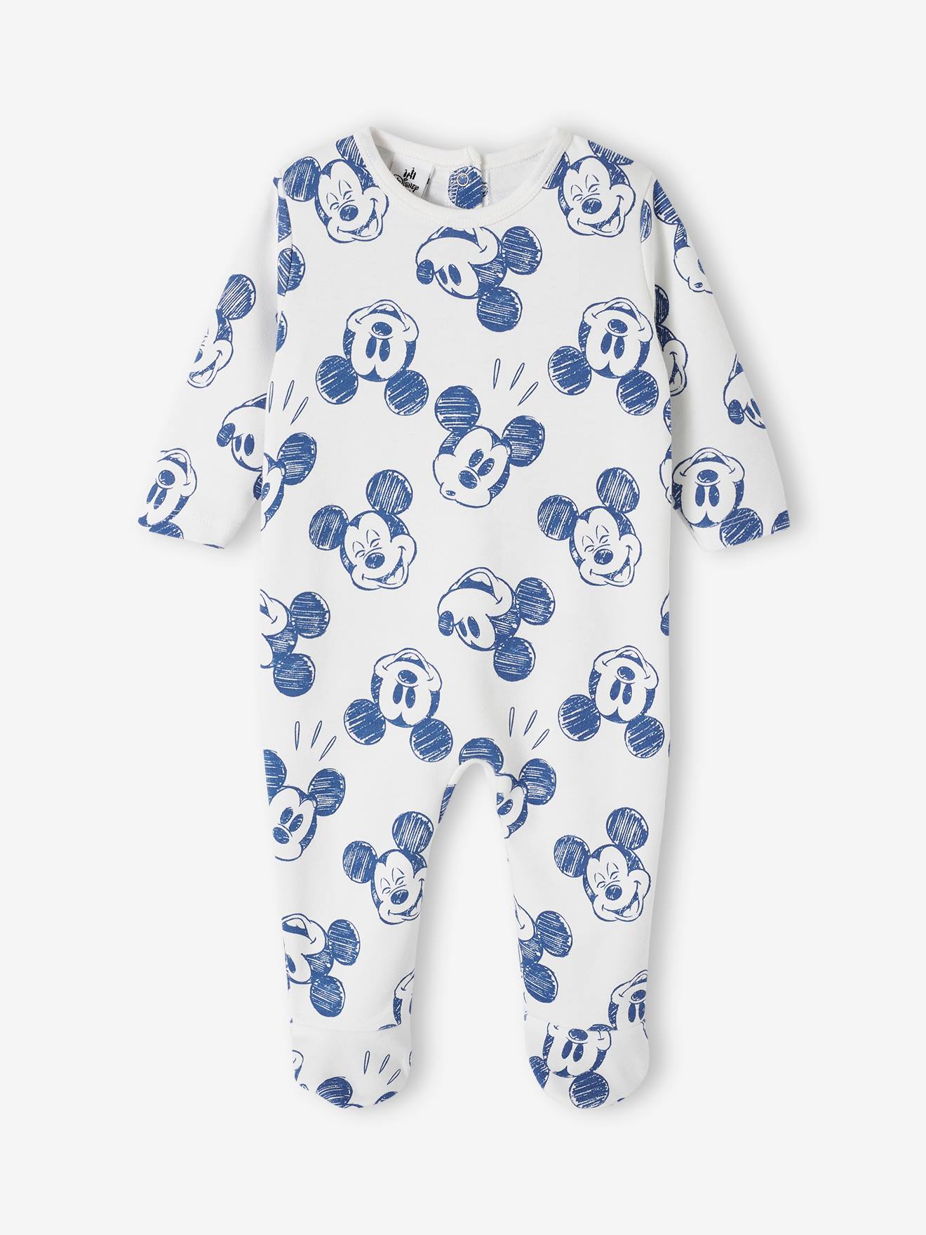 Mickey Mouse Sleepsuit for Baby Boys by Disney(r) ecru